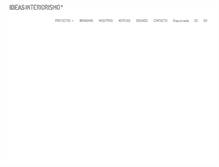 Tablet Screenshot of ideasinteriorismo.com